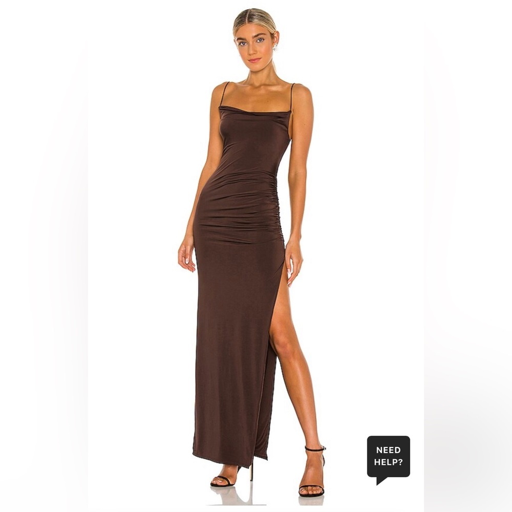 Odessa Gown in Espresso Brown Medium